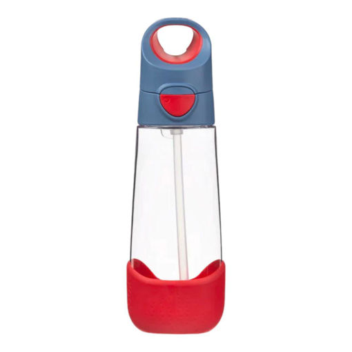 Picture of B.BOX STRAW BOTTLE 600ML BLUE BLAZE